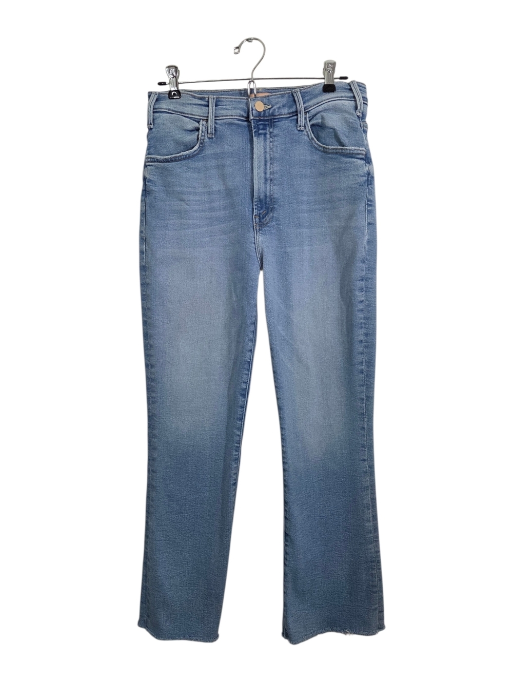 Mother The Hustler Ankle Fray Limited Edition Jeans Size 31 Boho Raw Hem Casual